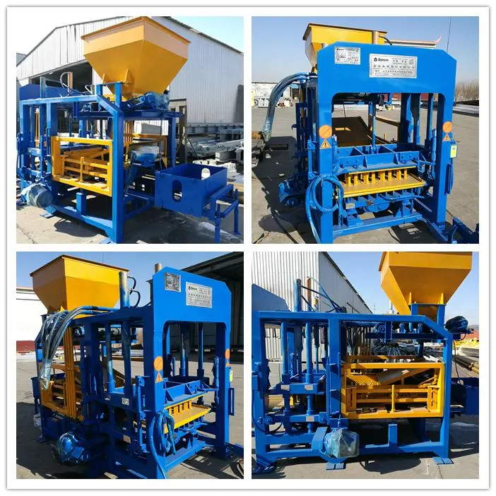 Concrete Block Making Machine Automatic Qt4-15 Cement Block Making Machine Equipment