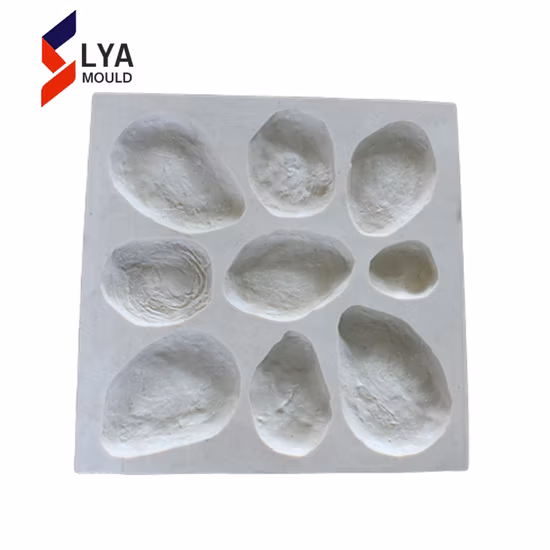 Dekorative Gummisteinformen aus Beton zu verkaufen