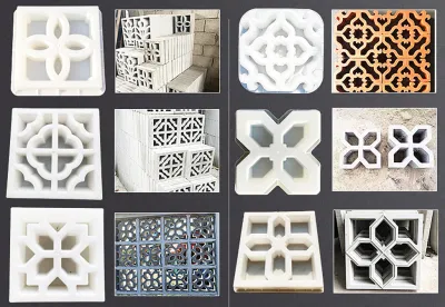 Zement Antike Ziegel Form Quadrat Garten Weg Wand Herstellung Ziegel Form 3D Carving Anti
